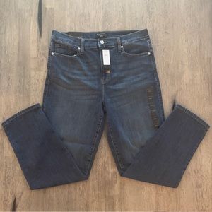 Banana Republic Factory High Rise Slim Jeans Size 12 31 Medium Dark Wash NWT